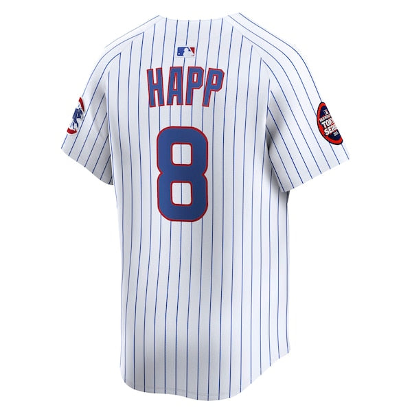 Ian Happ Chicago Cubs Nike 2025 MLB World Tour: Tokyo Series Home Limited Player Jersey - White