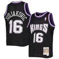 Peja Stojakovic Sacramento Kings Youth 2001/02 Hardwood Classics Swingman Jersey - Black