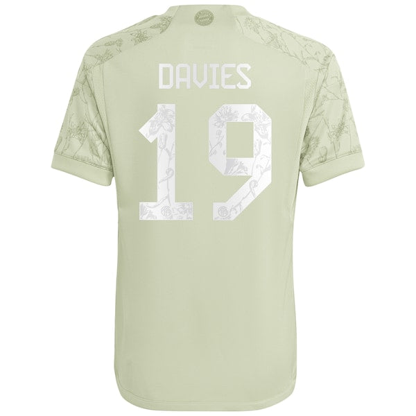 Alphonso Davies Bayern Munich adidas Youth 2023/24 Oktoberfest Replica Player Jersey - Green