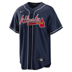 Matt Olson Atlanta Braves Nike Big & Tall Alternate Replica Player Jersey - Navy