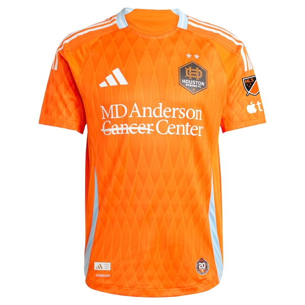 Griffin Dorsey Houston Dynamo FC adidas 2025 Season 20 Authentic Player Jersey - Orange