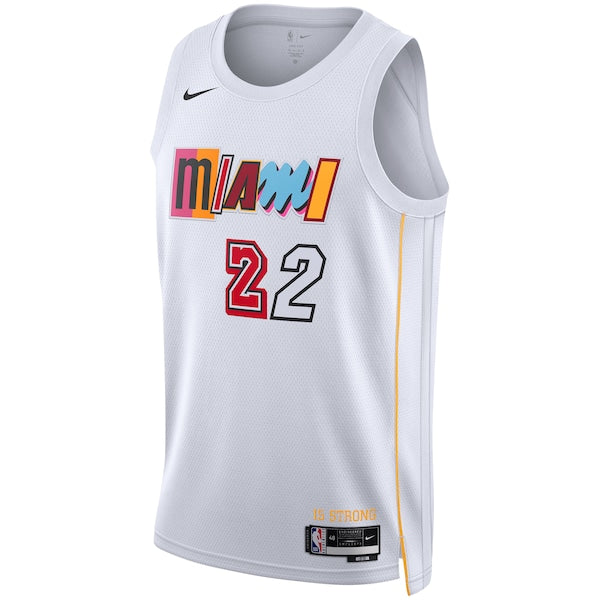 Jimmy Butler Miami Heat Nike Unisex 2022/23 Swingman Jersey - City Edition - White