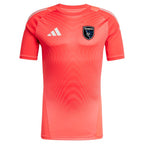 San Jose Earthquakes adidas 2025 Goalkeeper Jersey - Red