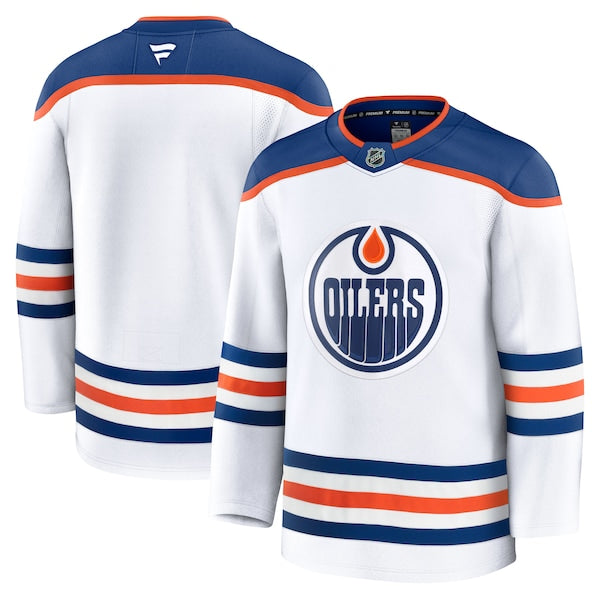 Edmonton Oilers  Away Premium Jersey - White/Royal