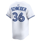 Davis Schneider Toronto Blue Jays Nike Home Limited Jersey - White
