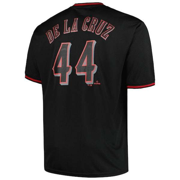 Elly De La Cruz Cincinnati Reds Profile Big & Tall Pop Fashion Player Jersey - Black