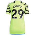 Kai Havertz Arsenal adidas Women's 2023/24 Away Replica Player Jersey - Yellow/Green/Red