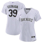 Thairo Estrada Colorado Rockies Nike Women's Home Replica Jersey - White
