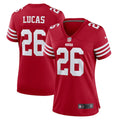 Chase Lucas San Francisco 49ers Nike Women's Team Game Jersey -  Scarlet