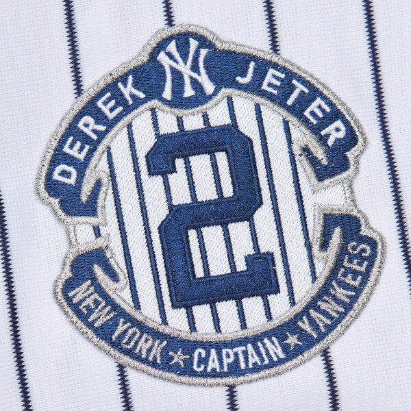 Derek Jeter New York Yankees 2014 Cooperstown Collection Authentic Throwback Jersey - White