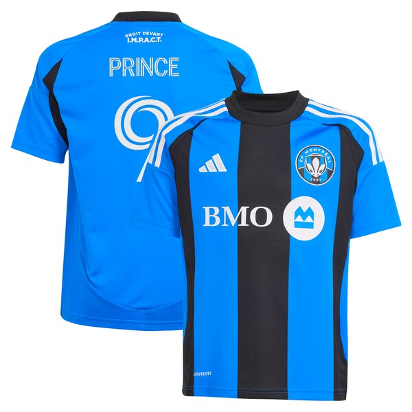 Prince Owusu CF Montreal adidas Youth 2025 Montréal Original Replica Player Jersey - Blue