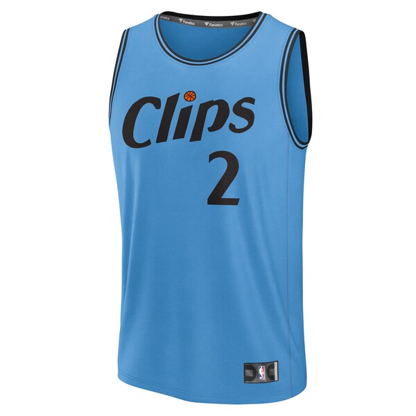 Kawhi Leonard LA Clippers  2024/25 Fast Break Player Jersey - City Edition - Light Blue