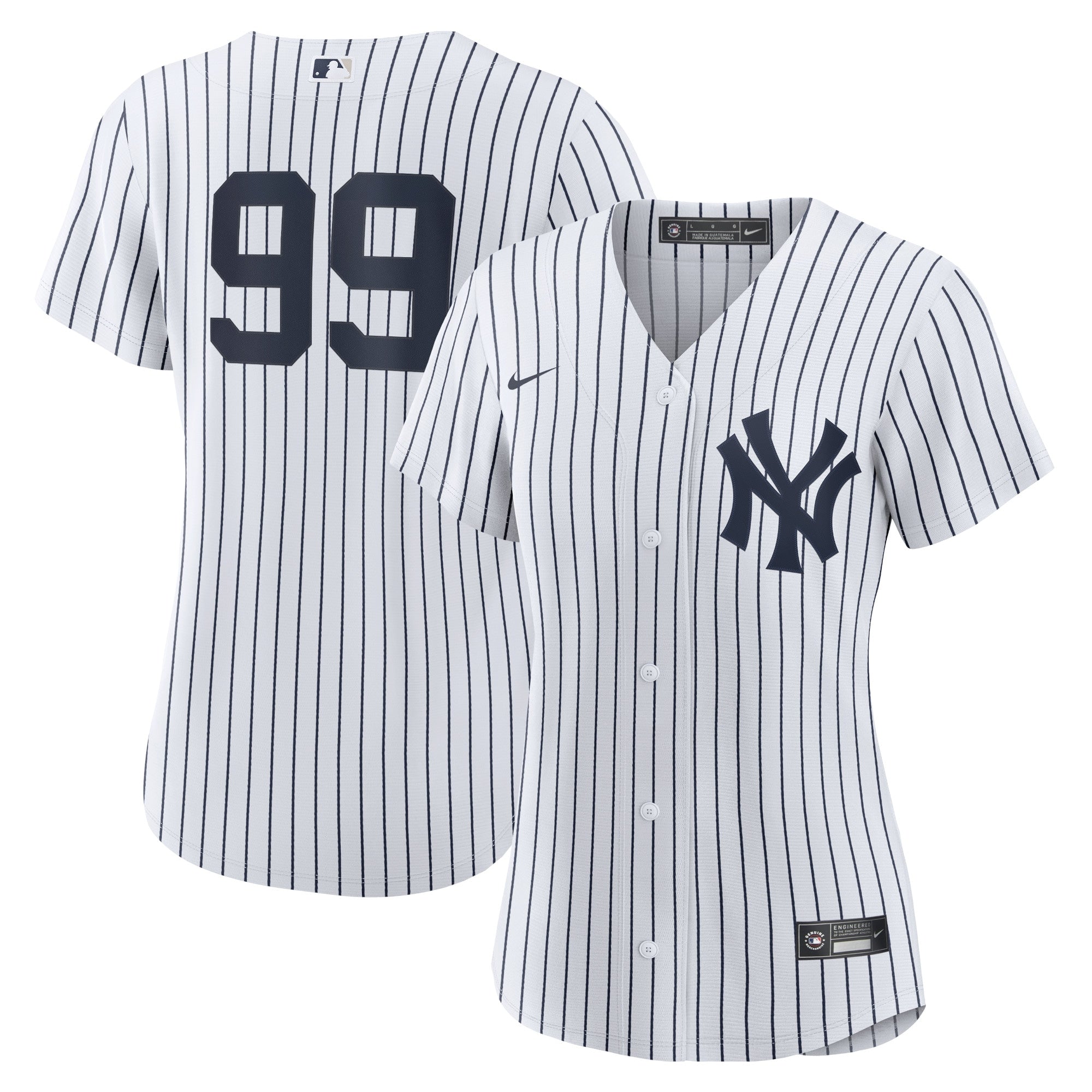 Aaron Judge New York Yankees Nike Women's Alternate Replica Player Jersey - Navy/White