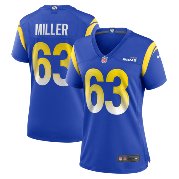 Grant Miller Los Angeles Rams Nike Women's  Game Jersey - Royal