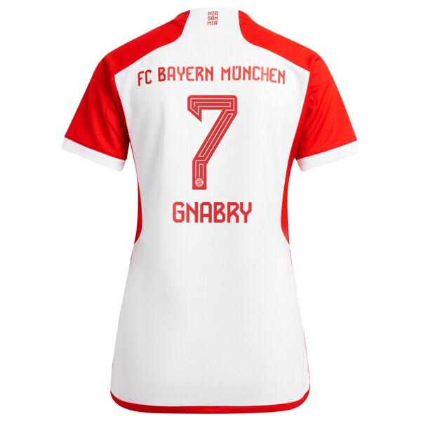 Serge Gnabry Bayern Munich adidas Women's 2023/24 Home Replica Jersey - White/Black