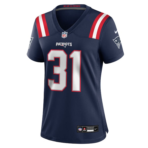 Craig Woodson New England Patriots Nike Women's Team Game Jersey -  Navy