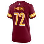 Viliami Fehoko Jr. Washington Commanders Nike Women's Team Game Jersey -  Burgundy
