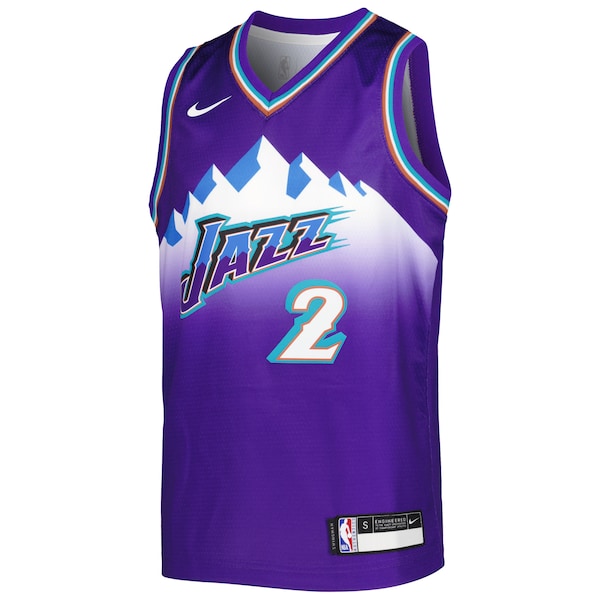 Collin Sexton Utah Jazz Nike Youth 2022/23 Swingman Jersey - City Edition - Purple
