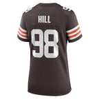 Trysten Hill Cleveland Browns Nike Women's Game Jersey - Brown