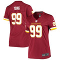 Chase Young Washington Football Team Nike Women's Player Game Jersey - Burgundy