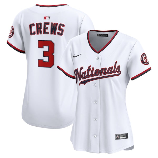 Dylan Crews Washington Nationals Nike Women's Home Limited Player Jersey - White