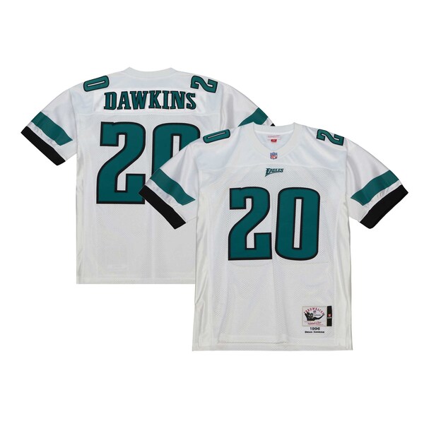 Brian Dawkins Philadelphia Eagles 1996 Authentic Throwback Retired Player Jersey - White/Black