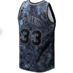 Patrick Ewing New York Knicks Hardwood Classics 1991/92 Tie-Dye Swingman Jersey - Black