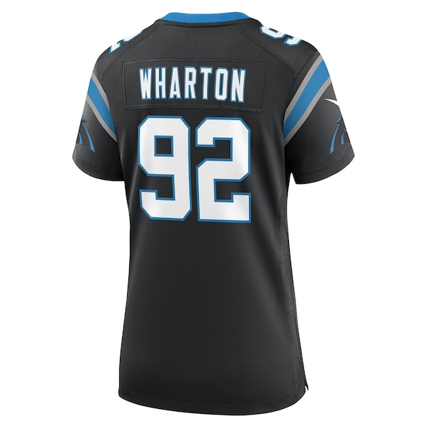 Tershawn Wharton Carolina Panthers Nike Women's Team Game Jersey -  Black