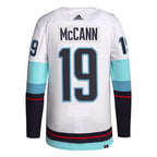 Jared McCann Seattle Kraken adidas Away Authentic Primegreen Player Jersey - White/Navy