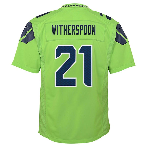 Devon Witherspoon Seattle Seahawks Nike Youth Alternate Player Game Jersey - Neon Green