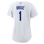 Los Angeles Dodgers Nike Women's #1 Bride Home Replica Jersey - White