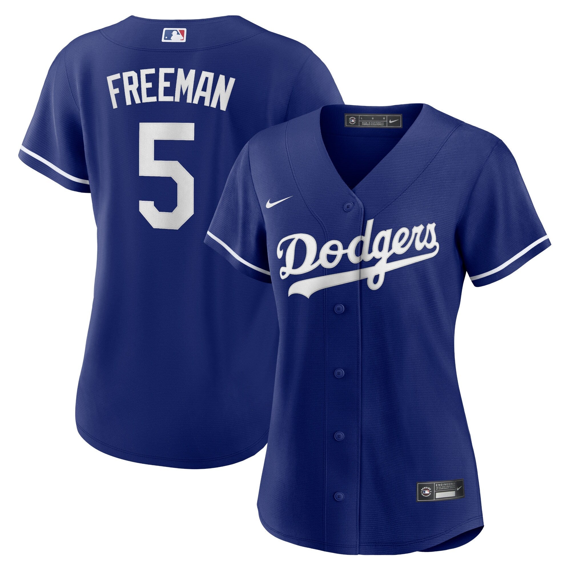 Freddie Freeman Los Angeles Dodgers Nike Women's Replica Player Jersey - White/Royal
