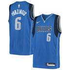 Kristaps Porzingis Dallas Mavericks Nike Youth Swingman Jersey - Icon Edition - Blue