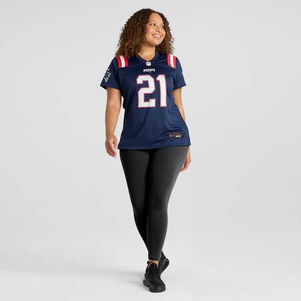 Jaylinn Hawkins New England Patriots Nike Women's  Game Jersey -  Navy