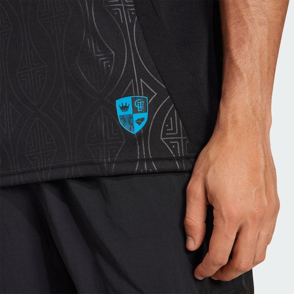 Charlotte FC adidas 2025 Fortress Kit Replica Jersey - Black