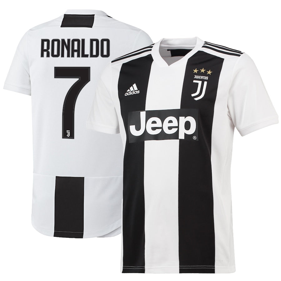Cristiano Ronaldo Juventus adidas 2018/19 Home Replica Player Jersey - White