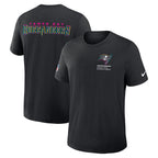 Tampa Bay Buccaneers Nike 2025 NFL Crucial Catch Tri-Blend Dri-FIT T-Shirt - Black