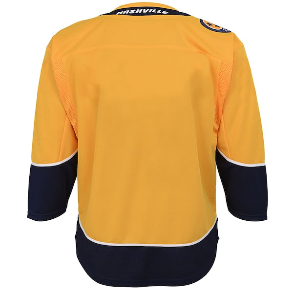 Nashville Predators Youth Home Premier Blank Jersey - Yellow