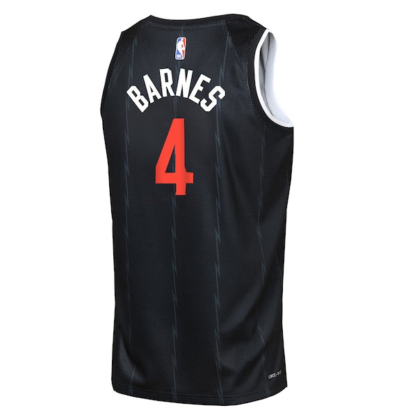 Scottie Barnes Toronto Raptors Nike Youth 2025/26 City Edition Swingman Jersey - Black