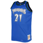 Kevin Garnett Minnesota Timberwolves Big & Tall Hardwood Classics 2003/04 Swingman Jersey - Blue