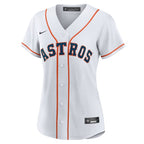 Houston Astros Nike Women's #1 Bride Home Replica Jersey - White