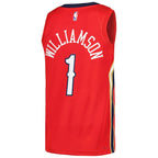 Zion Williamson New Orleans Pelicans Jordan Brand Swingman Player Jersey - Statement Edition - Red