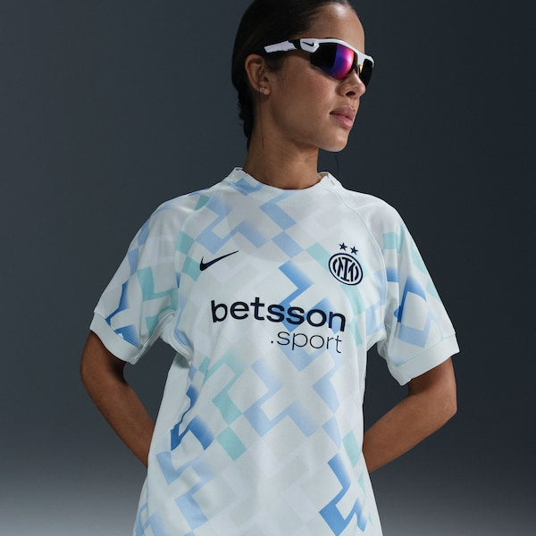 Inter Milan Nike Women's 2025/26 Away Replica Jersey - Aqua