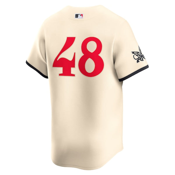 Jacob deGrom Texas Rangers Nike City Connect Limited Jersey - Cream