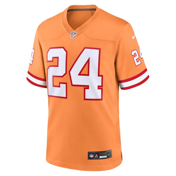 Carlton Davis III Tampa Bay Buccaneers Nike Throwback Game Jersey - Orange/Red
