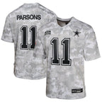 Micah Parsons Dallas Cowboys Nike Youth 2024 Salute to Service Game Jersey - Arctic Camo