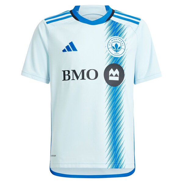 Samuel Piette CF Montreal adidas Youth 2024 La Main Replica Player Jersey – Light Blue