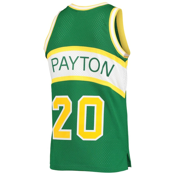 Gary Payton Seattle SuperSonics  Hardwood Classics Swingman Jersey - Green