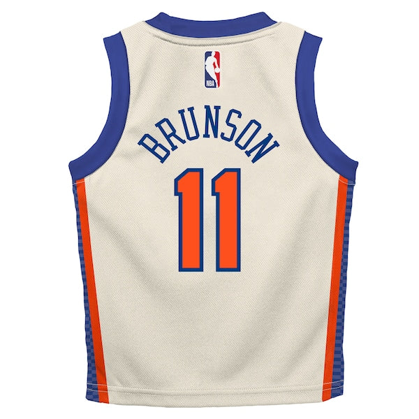 Jalen Brunson New York Knicks Nike Toddler 2025/26 City Edition Swingman Jersey - Cream