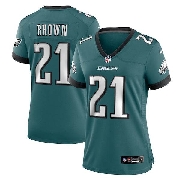 Sydney Brown Philadelphia Eagles Nike Women's Team Game Jersey - Midnight Green